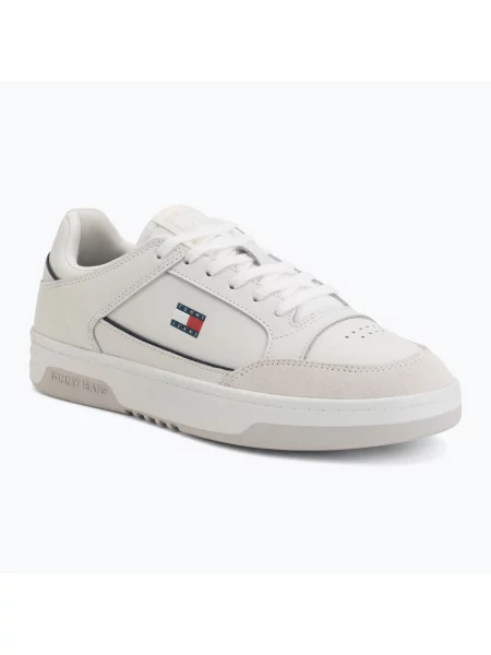 Férfi cipők Tommy Hilfiger TJM Cupsole Leather ecru. Méret: 43 EU bézs