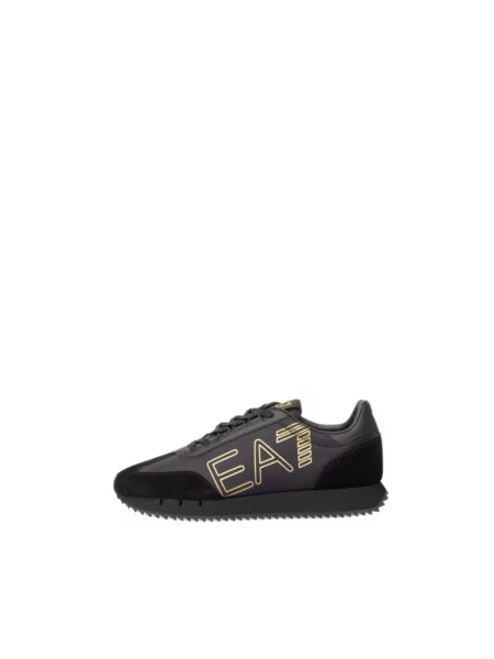 Sneakersy Emporio Armani Ea7 skórzane czarne