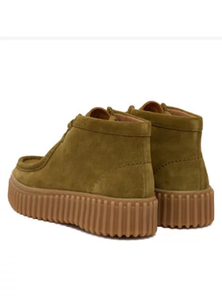 Kotníková obuv Clarks khaki