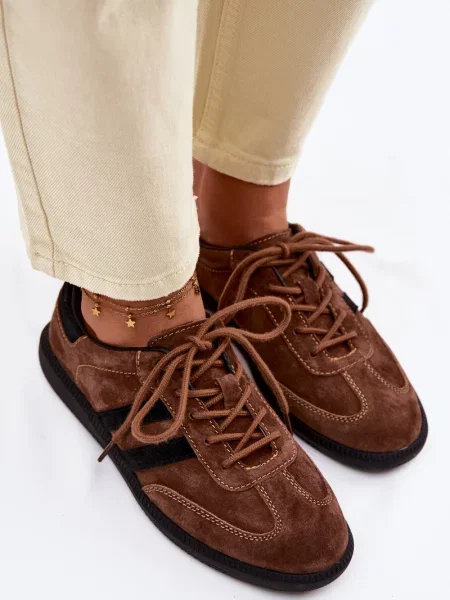 Semišové tenisky Boto černé