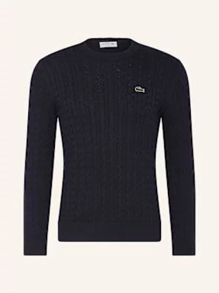 Lacoste Sweter blau granatowy