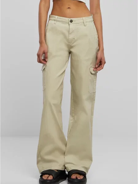 Spodnie cargo Urban Classics białe