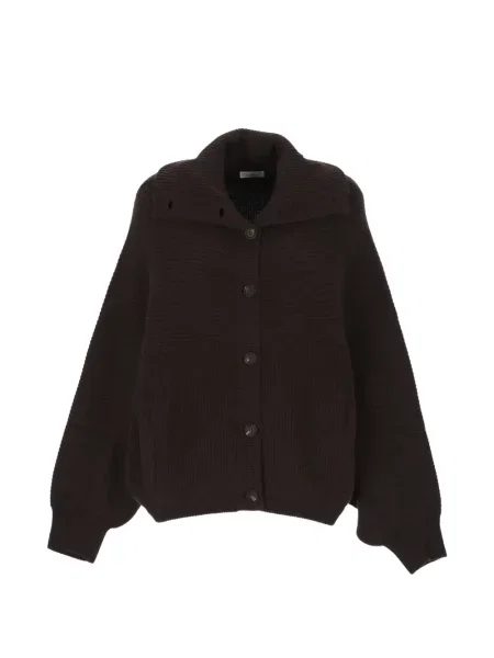 Cardigan Brunello Cucinelli din cașmir maro