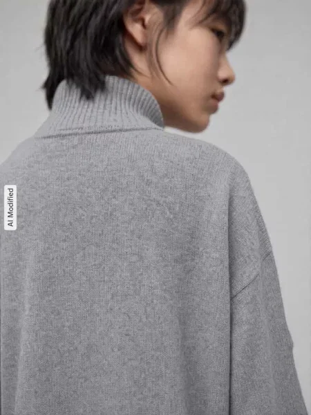 Sweter o luźnym kroju z czystej wełny model BORGIA' Weekend Max Mara