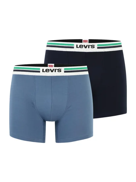 LEVI'S Boksarice mornarska / svetlo modra / travnato zelena bela