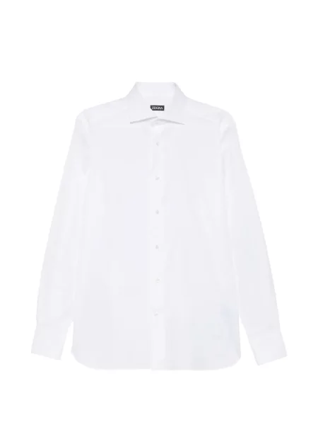 Gulerat cămașă Zegna alb