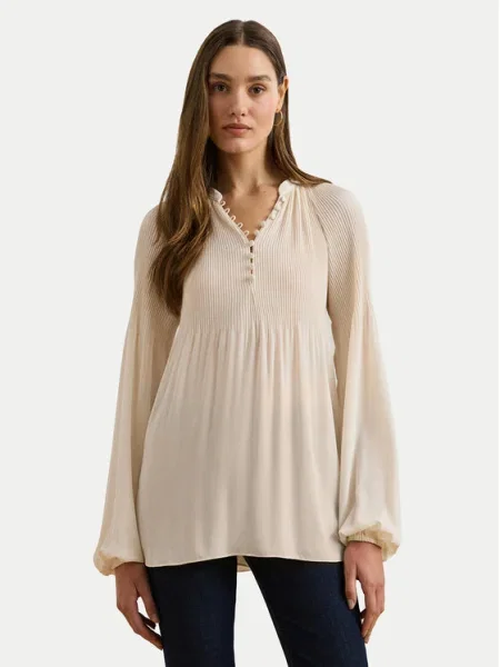 LAUREN RALPH LAUREN Блуза Екрю бежово