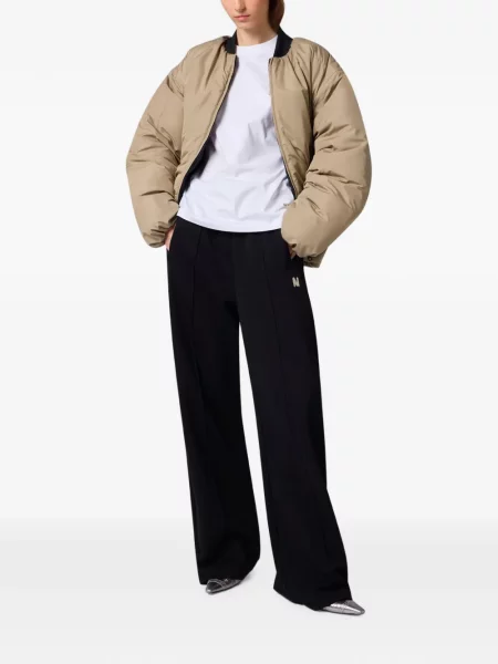 Tricou Msgm cu broderie alb