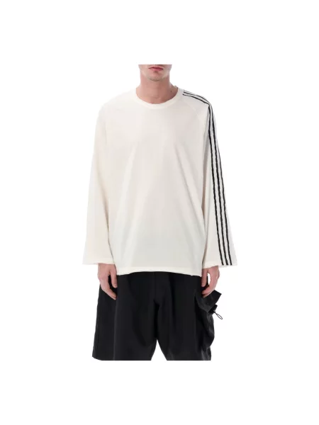 Longsleeve Y-3 w paski biały