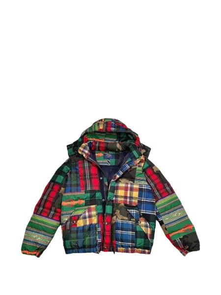 Класическа шапка Polo Ralph Lauren бродирана на райета черно