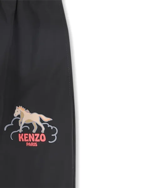 Spodnie dziecięce Kenzo czarne