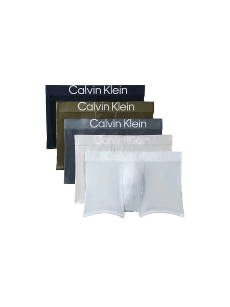 Calvin Klein Underwear Boxeri albastru marin / bleumarin / albastru deschis / deschis / verde gri