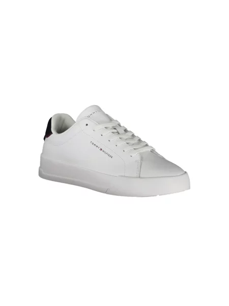 Tommy Hilfiger buty sportowe z zawartością skóry Mężczyźni skóra jednolity 41 biały