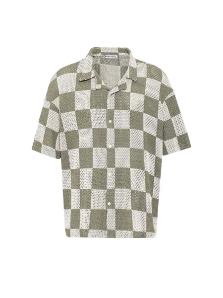 Dandalo Cămașă David kaki alb