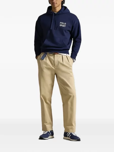 Polo Polo Ralph Lauren με αυτόγραφο με κορδόνια με δαντέλα μπλε