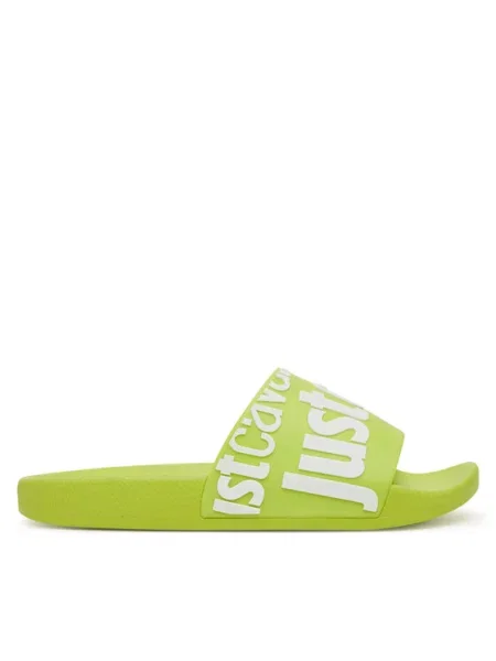 Just Cavalli Šľapky zelená