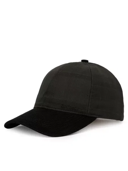 Barbour Czapka z daszkiem Macklow brązowy