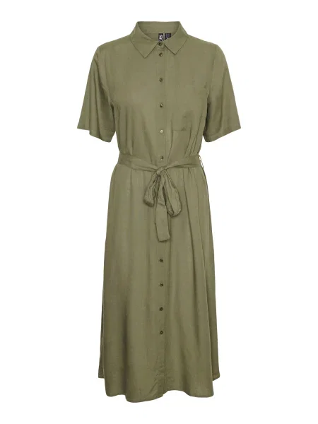 PIECES Rochie tip bluză PCPIA oliv