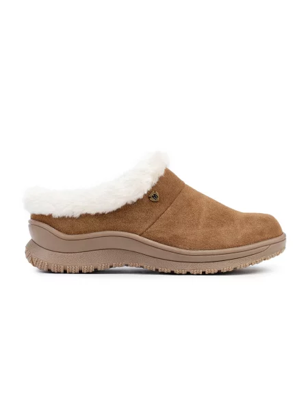 Minnetonka Papuci de casă Emerson crem / sepie