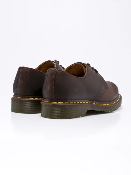 Шкіряні туфлі Dr. Martens коричневий