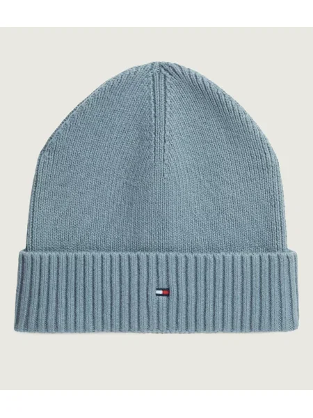 Tommy Hilfiger Căciulă cu adaos de cașmir albastru