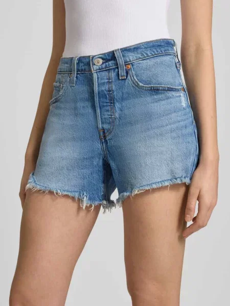 Levi's szorty jeansowe CURVE niebieskie