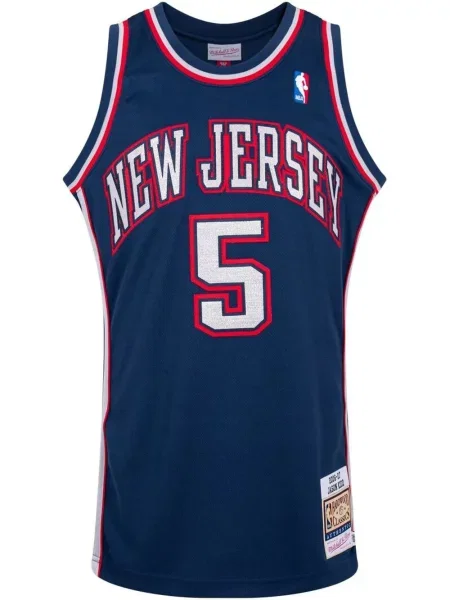 Cămașă Mitchell & Ness din jerseu albastru