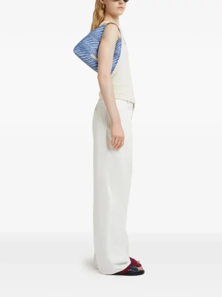 Pantaloni cargo Marni alb