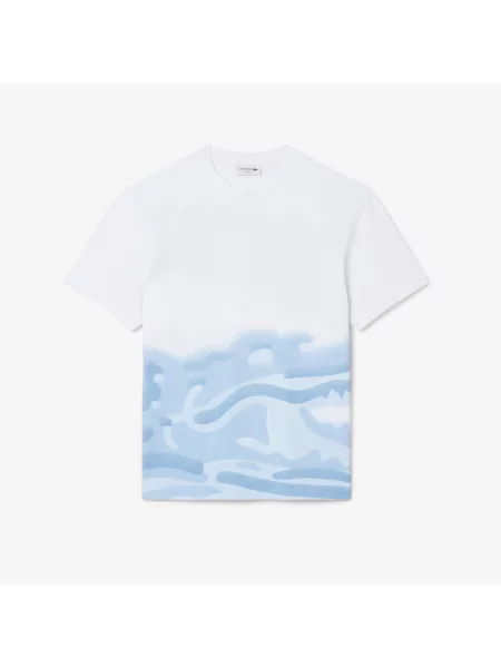 Lacoste T-Shirt Z Nadrukiem biały