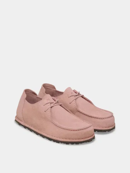 Замшевые туфли Birkenstock розовые