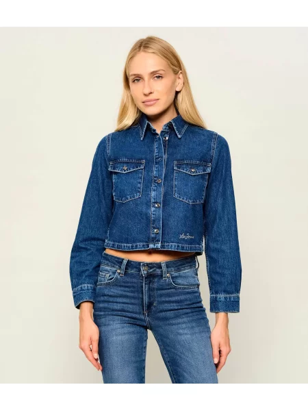 Liu Jo De blugi geacă Daily | Cropped Fit albastru