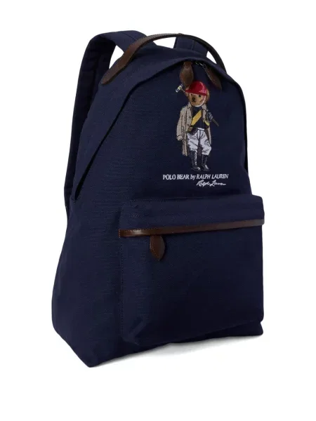 Ριγέ δερμάτινος κάλτσες Polo Ralph Lauren με κορδόνι μαύρο