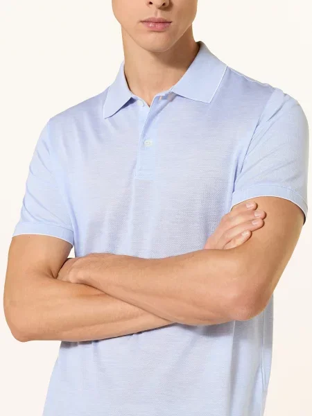 Paul & Shark Koszulka Polo Z Pikowanym Wzorem I Jedwabiem blau