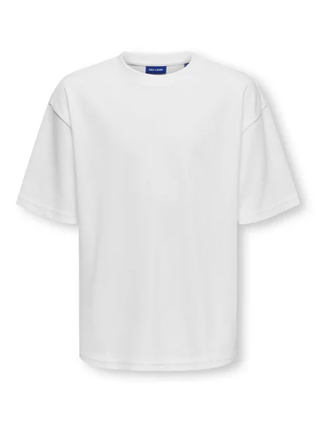 Only & Sons Junior Tricou OSJCASPIAN' alb