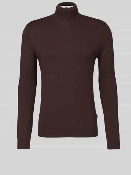 Sweter z golfem o kroju regular fit z mieszanki model WYLER' Only & Sons