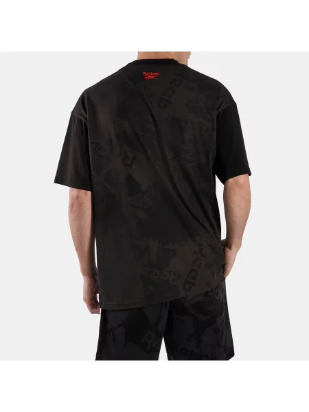 Reebok Koszulka Street Sport Printed male Black Size: S czarna