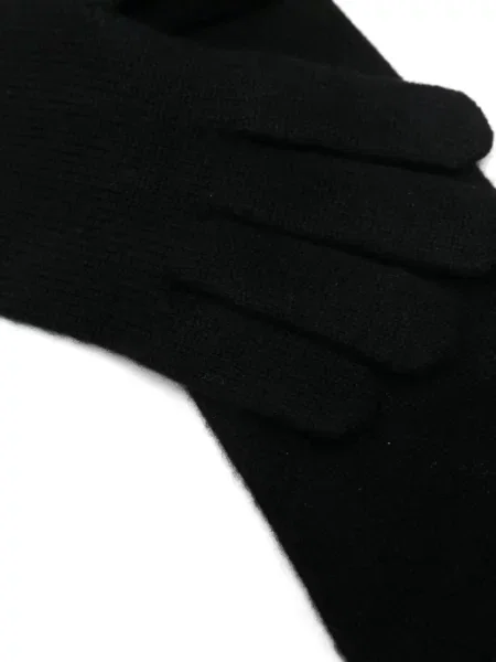 Kašmírové rukavice Max Mara černé