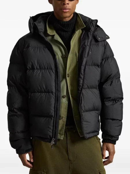 Mănuși Polo Ralph Lauren din piele de căprioară cu șireturi cu vârf închis albastru