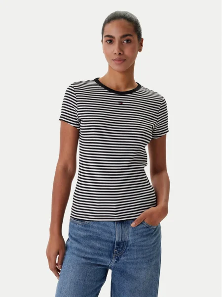 Tommy Jeans Tricou Essential negru
