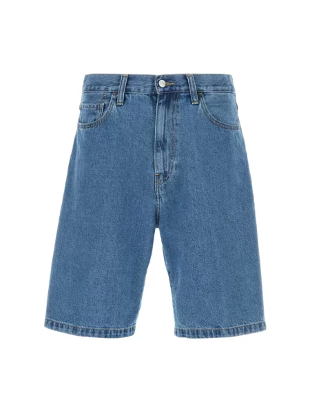 Szorty jeansowe Carhartt Wip niebieskie