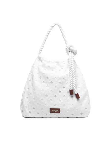 Max Mara Beachwear kabelka typu shopper dámska ARTE biela