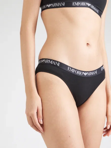 Emporio Armani Slip negru alb