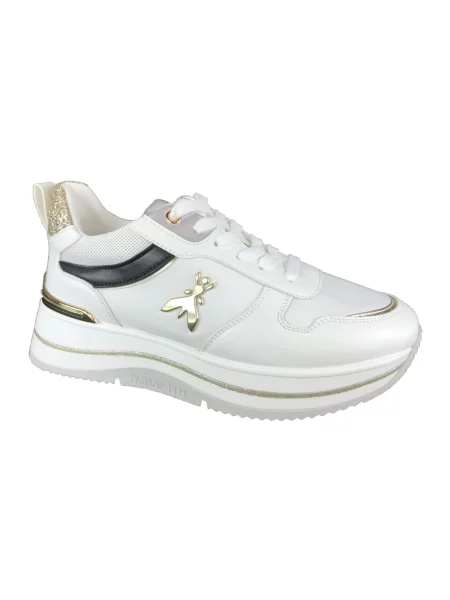 Sneakersy Patrizia Pepe skórzane białe