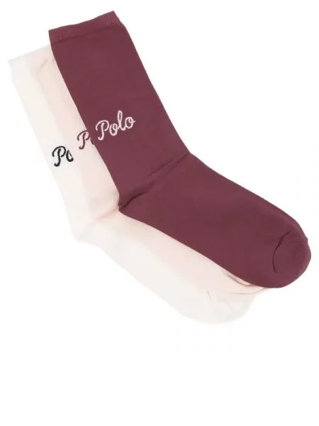 POLO RALPH LAUREN Șosete bordo