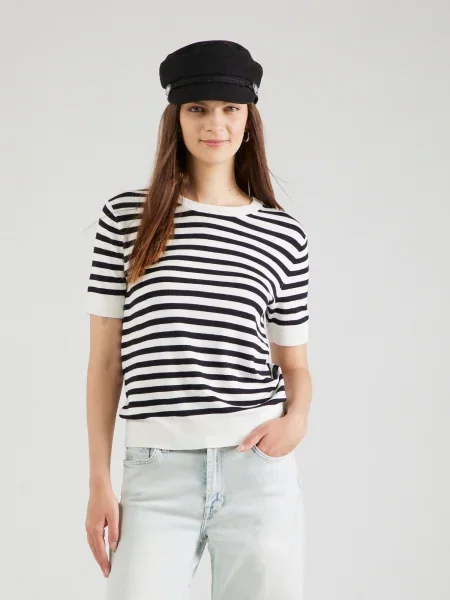 Smith&Soul Pulover bleumarin alb