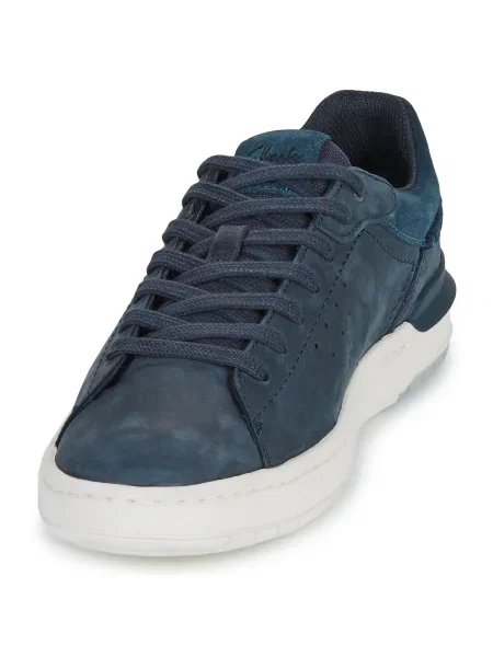 Teniși Clarks din piele albastru
