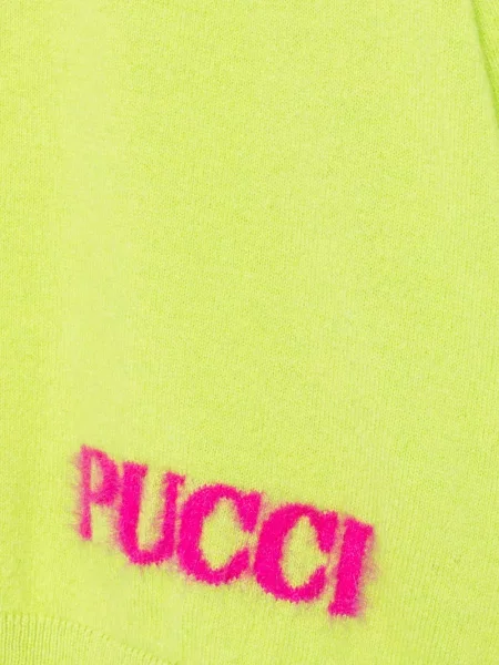 Sweter dziecięcy Pucci zielony