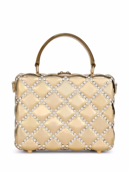 Kalnų krištolas rankinė Dolce & Gabbana Dolce Box auksinė