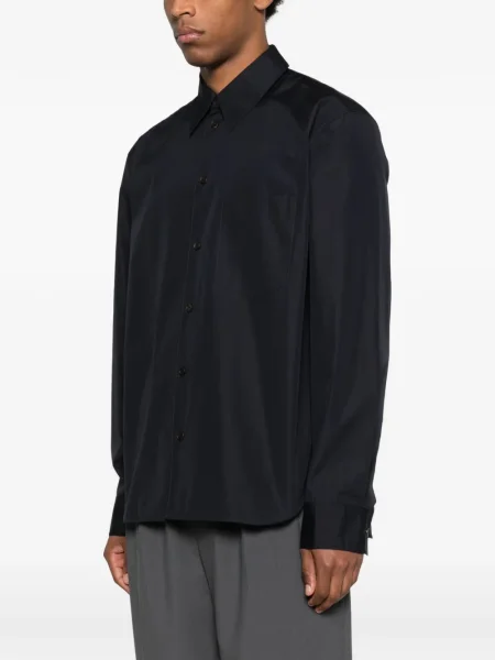 Cămașă Jil Sander lungă albastru