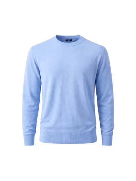 Sweter Saint James wełniany niebieski